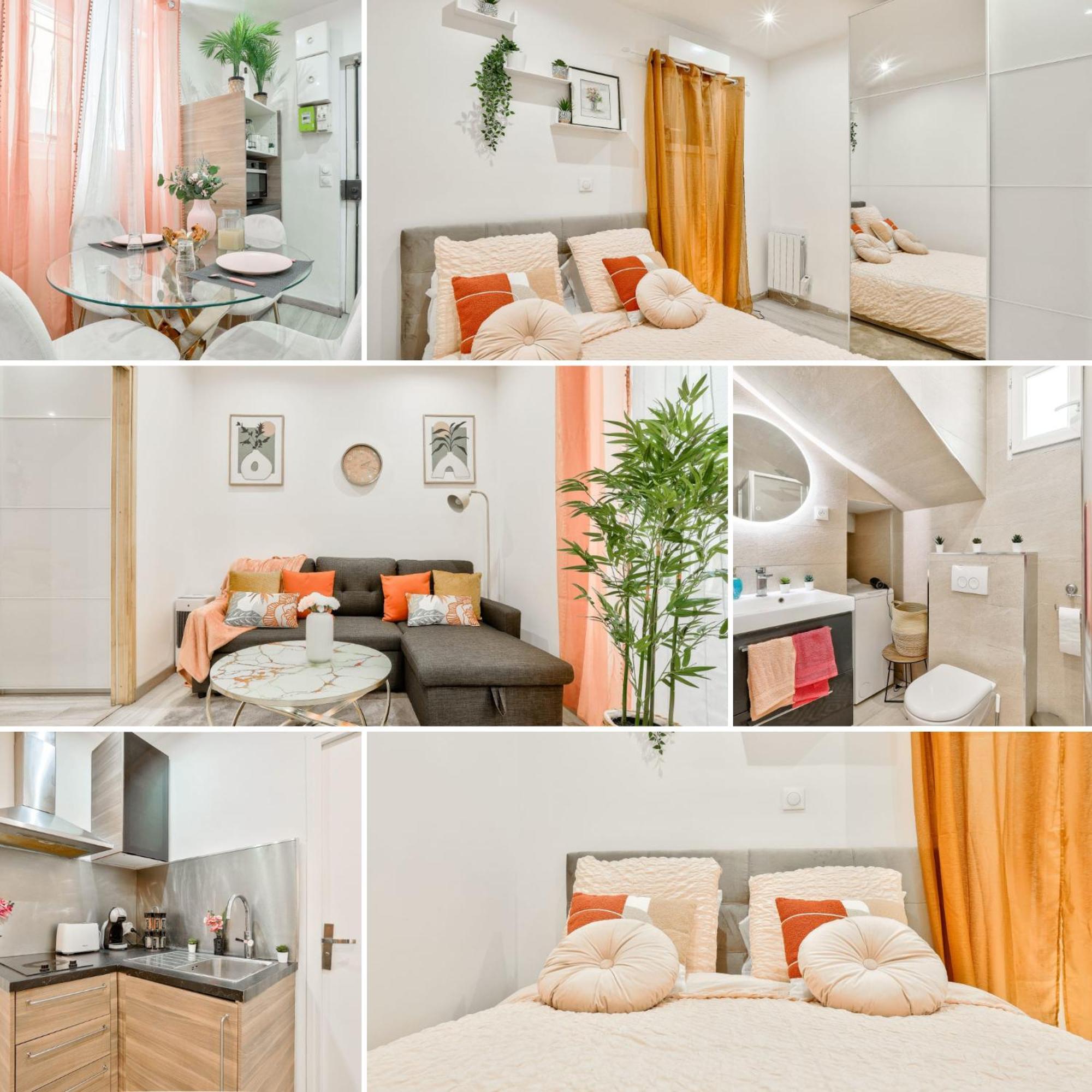 Le Nid Douillet Appartement Confortable A 5 Min Du Stade De France Et Proche De L'Aeroport Cdg Saint-Denis  Exterior foto